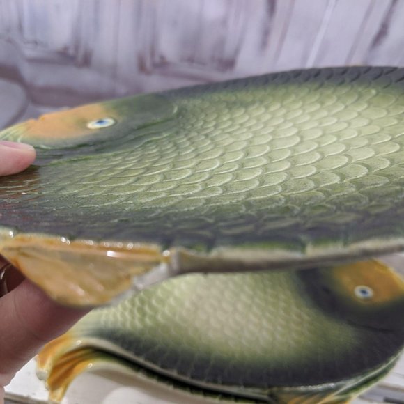 Vintage Dining Vintage Italian Fish Plates Made In Italy Serving